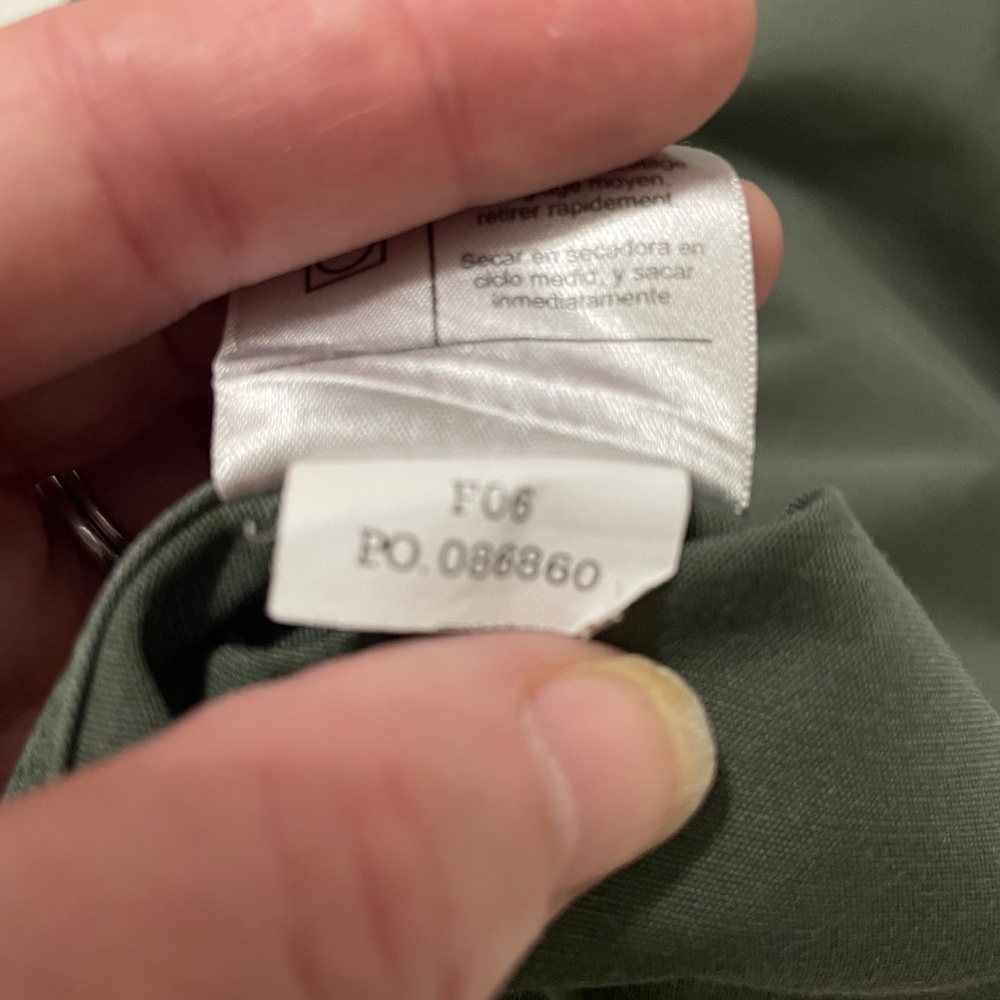 Carhartt Army Green Men’s Button Down Shirt Like New Long Sleeve XXL Big & Tall - Picture 10 of 11